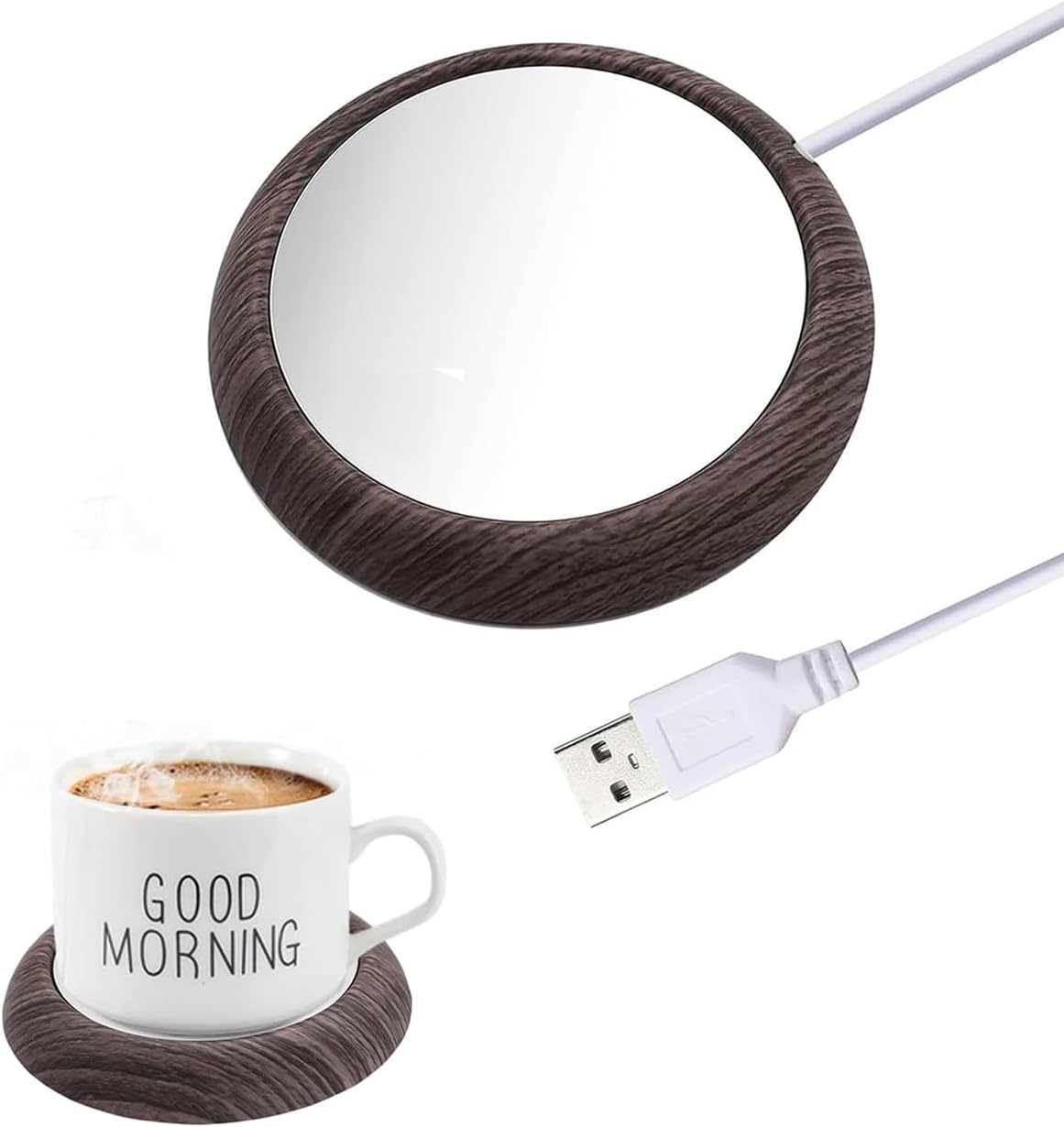 MYMULIKE Coffee Mug Warmer, USB Mug Warmer for Desk- USB Charging, Easy to Use -...