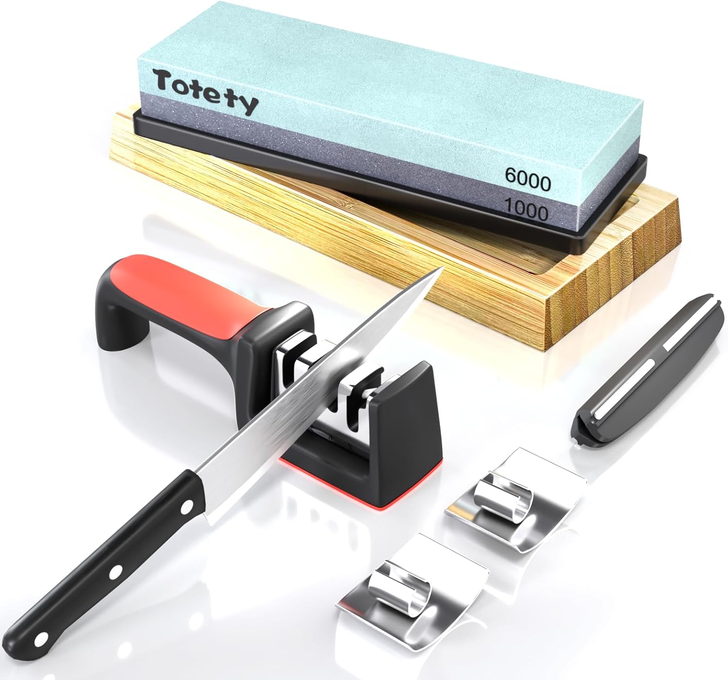 Whetstone, Sharpening Stone, Knife Sharpening Stone, Whetstone Knife Sharpener,...