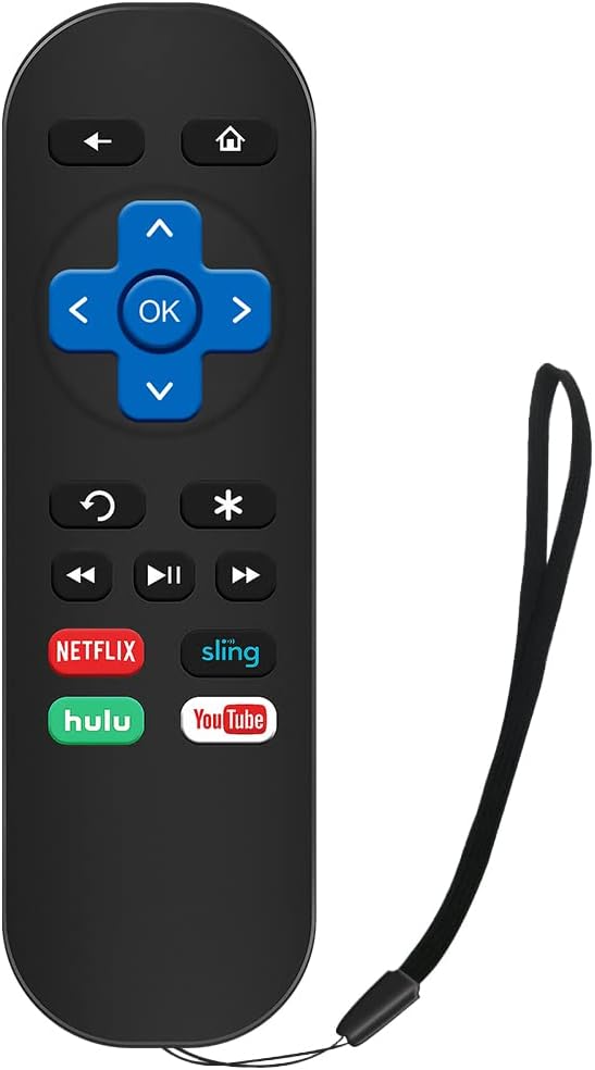 Gvirtue Replacement Remote Control Compatible with Roku Box Model: Roku 1, Roku...