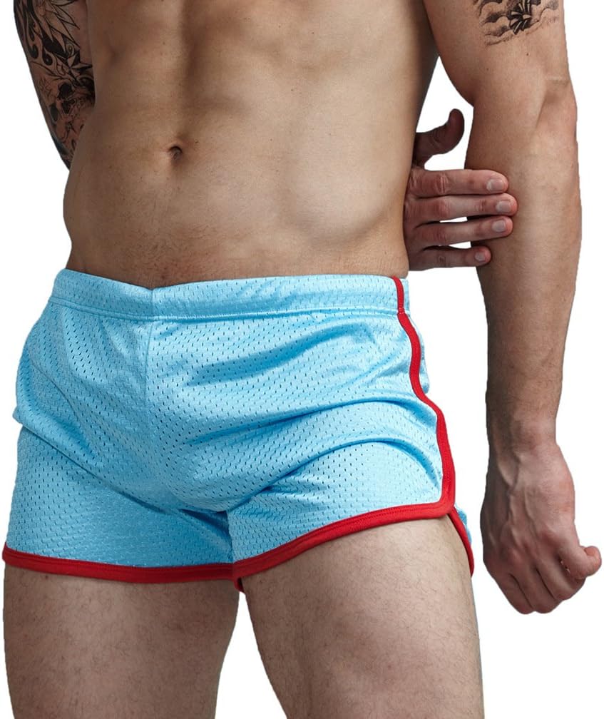 AIMPACT Mens Running Shorts Breathing Workout Gym Booty Short Shorts Sexy X-Larg...