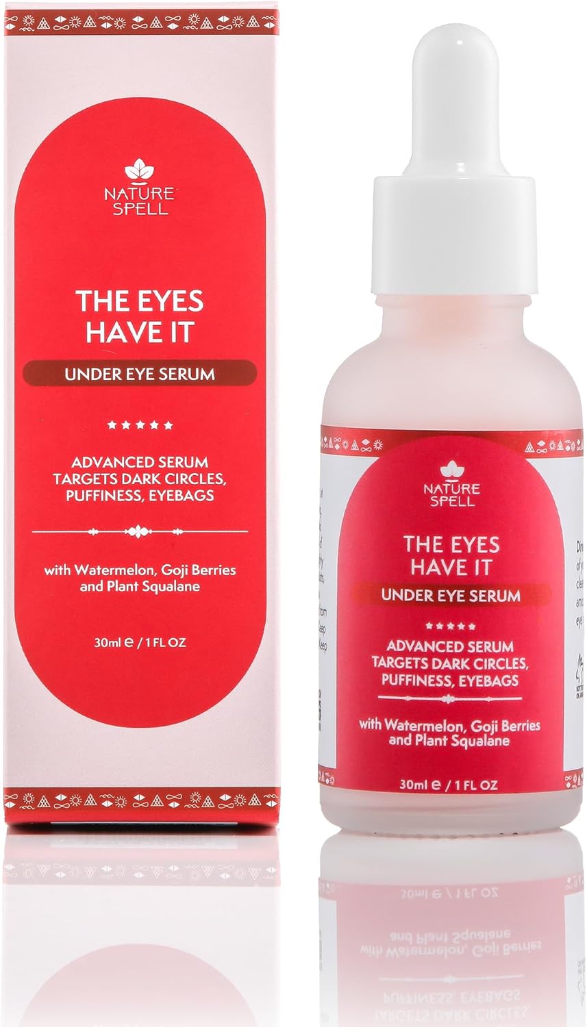Nature Spell Anti Aging Eye Serum with Watermelon & Goji Berries 30 ml – Targets...