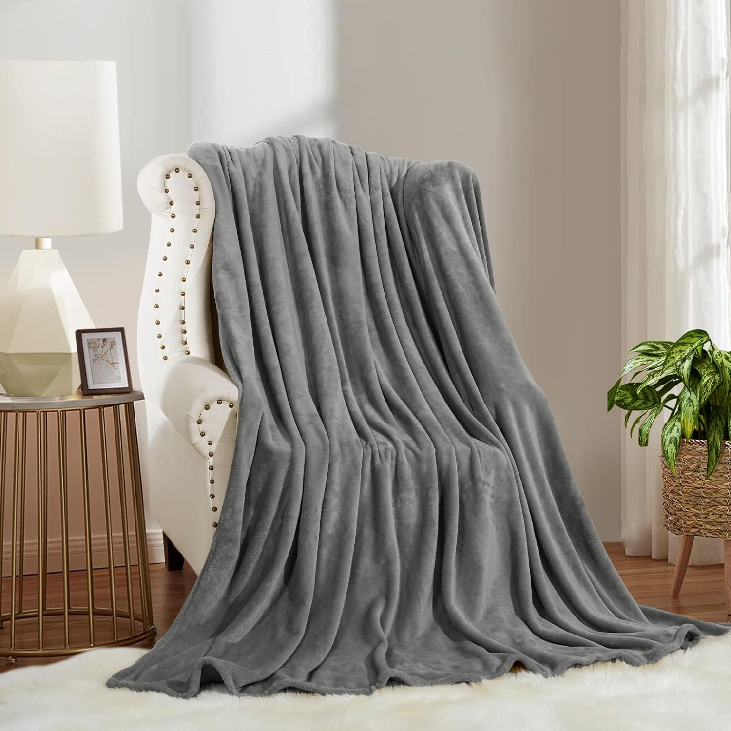 David's Home Fleece Throw Blanket,Ultra Soft More Durable Lightweight Velvety Be...
