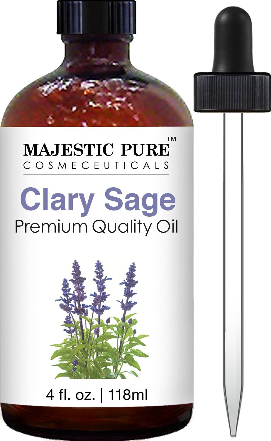 MAJESTIC PURE ClarySage Essential Oil | 100% Pure and Natural ClarySage Oil | Pr...