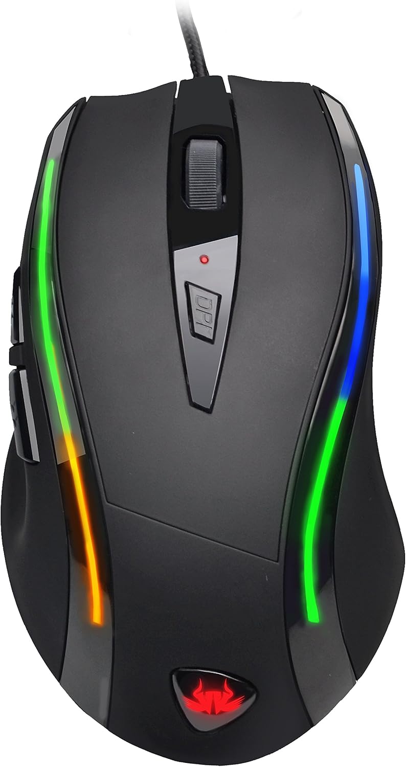Sumvision Kata Pro Gaming Mouse Fully Programmable Wired USB, 16 Million Colour...