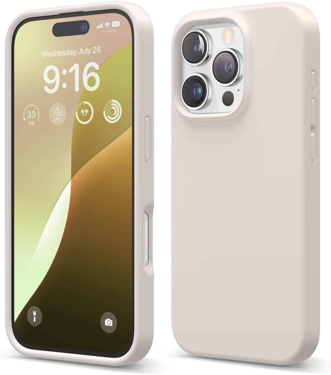 elago Compatible with iPhone 16 Pro Case, Premium Liquid Silicone Case, Full Bod...