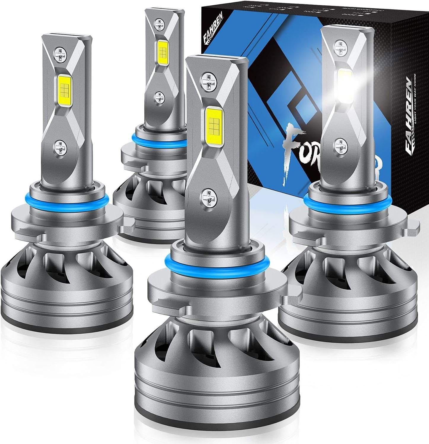 FAHREN 9005/HB3 9006/HB4 High Intensity Fog Driving Light Bulbs, 800% Brighter 6...