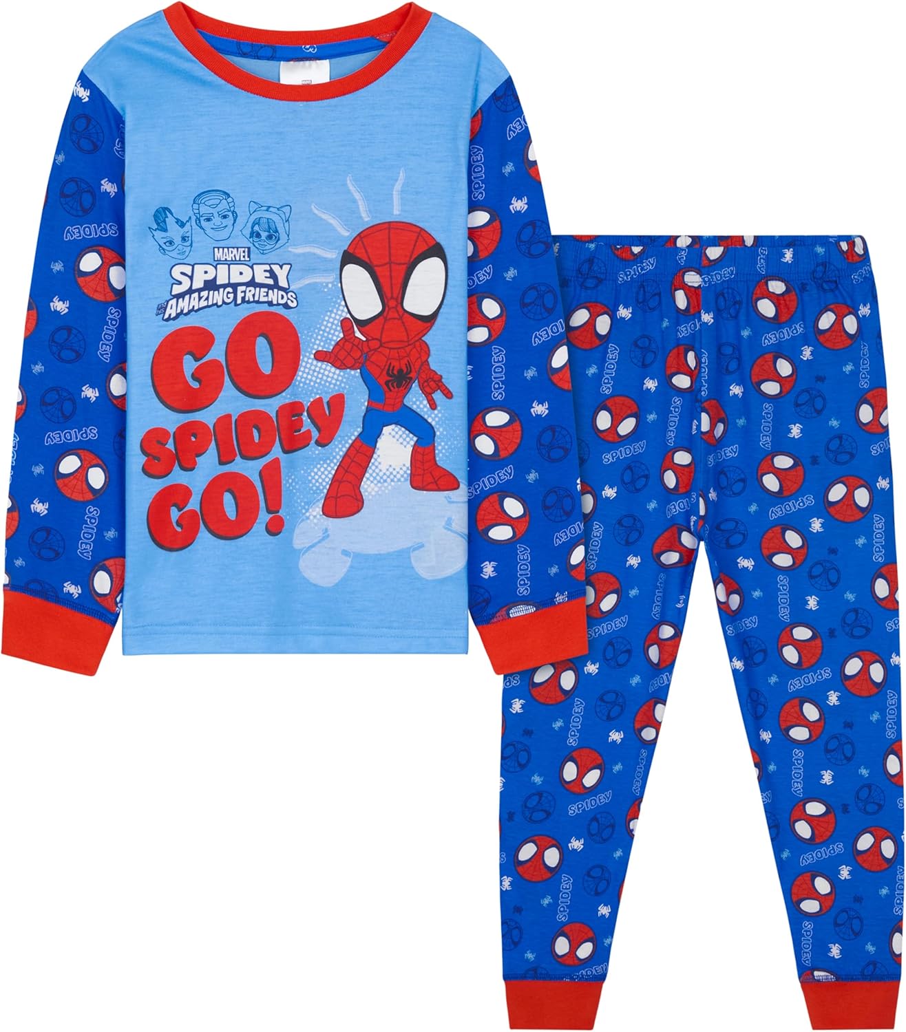 Marvel Spiderman Pyjamas Dress for boys 5-6 Years Blue