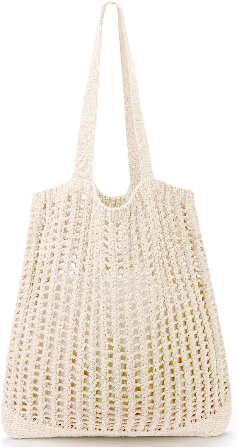 hatisan Crochet Bags for Women Summer Beach Tote Bag Aesthetic Tote Bag Hippie B...