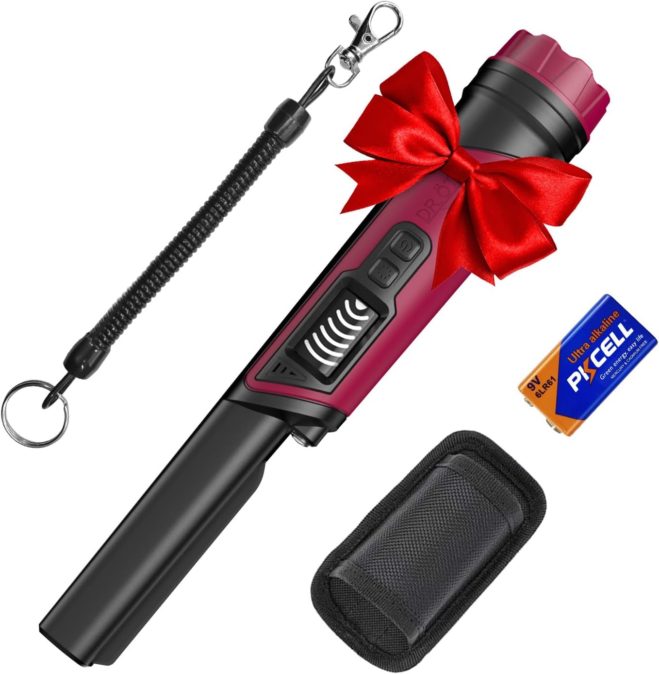DR.ÖTEK Metal Detector Pinpointer, IP68 Fully Waterproof Handheld Pin Pointer wi...