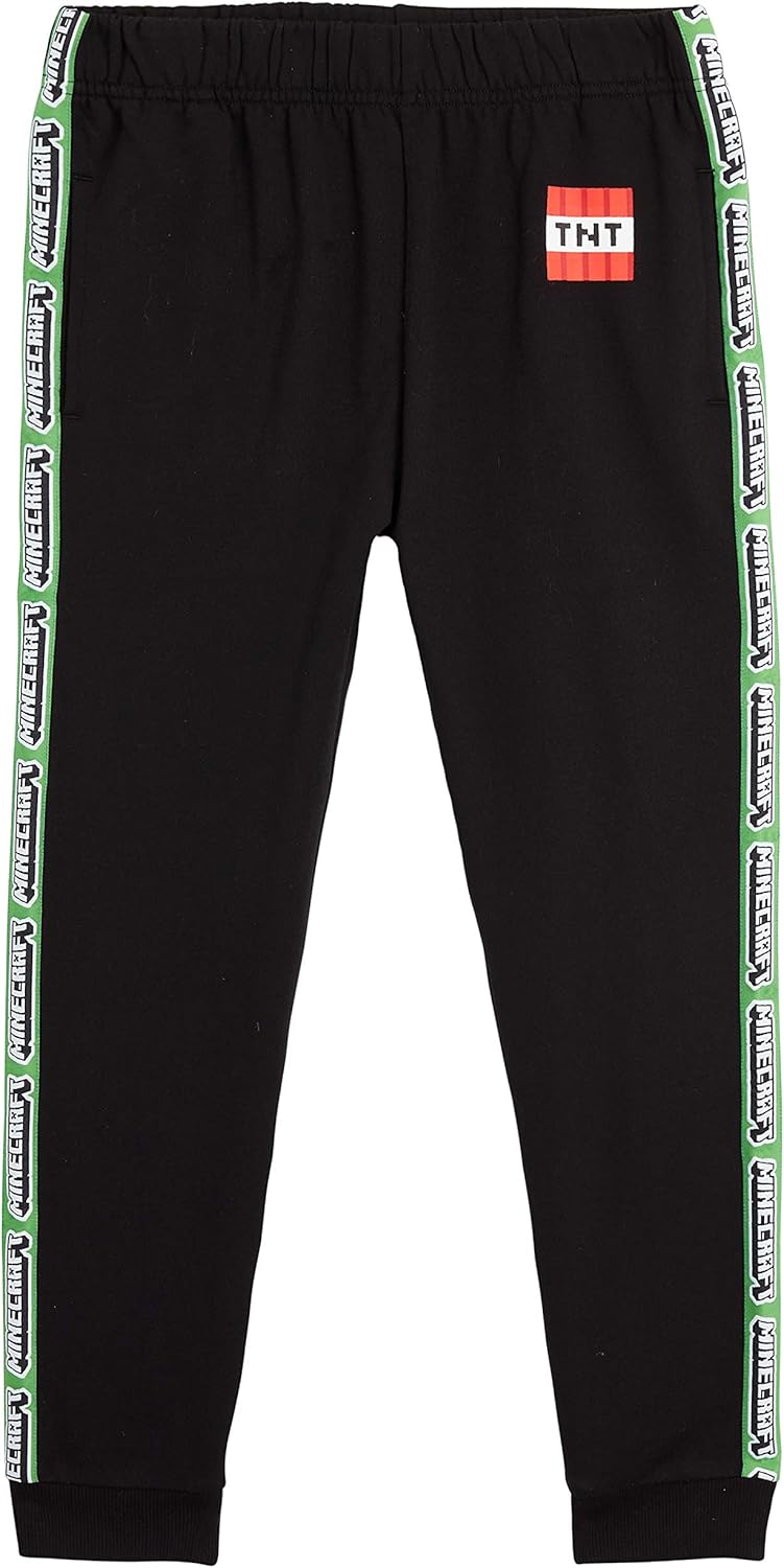 Minecraft Zip Up Hoodie or Joggers Mix and Match 7-8 Years Black Joggers