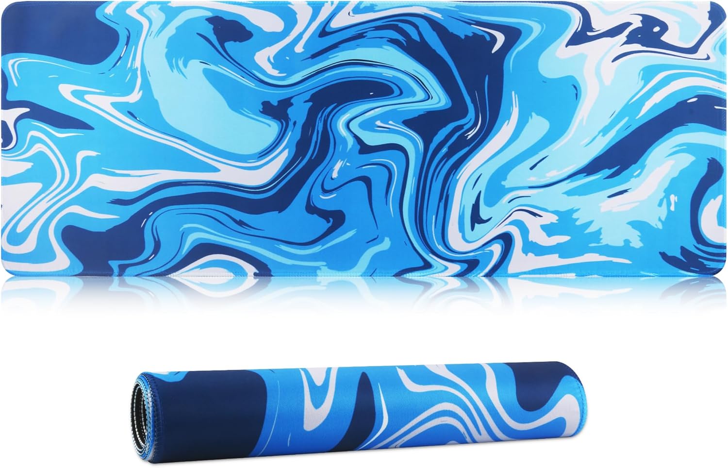 Gaming Mouse Pad Extra Large Computer Keyboard Mouse Mat Desk Pad Soft Smooth Su...