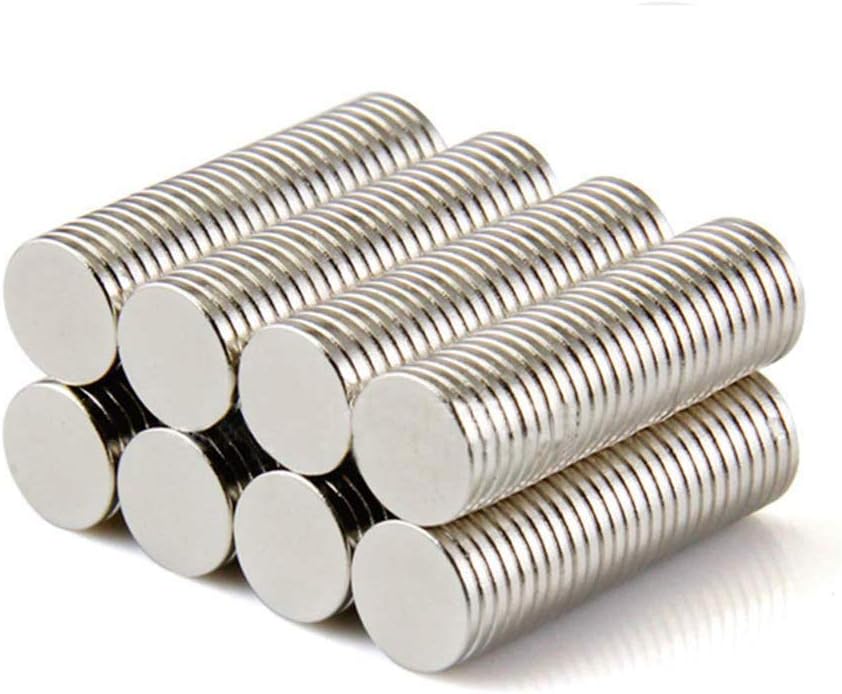 Yizhet 100 Pcs Neodymium Strong Magnets Cylinder Neodymium Magnet 8mm dia x 1mm...