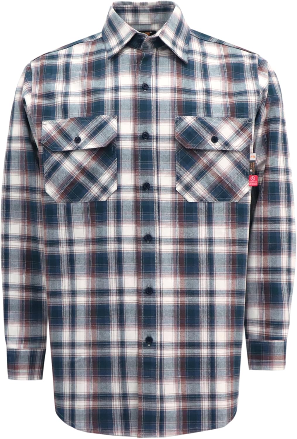 KONRECO FR Shirts for Men Fire Resistant Button Down Work Shirt 100% Cotton 6.5o...