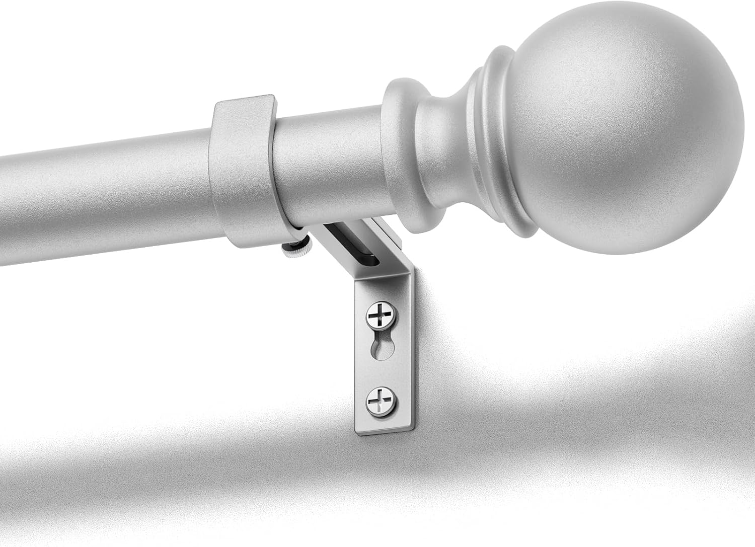 TEAKMAMA 1 Inch Curtain Rods for Windows 66 to 120 Inches(5.5-10ft), Heavy Duty...