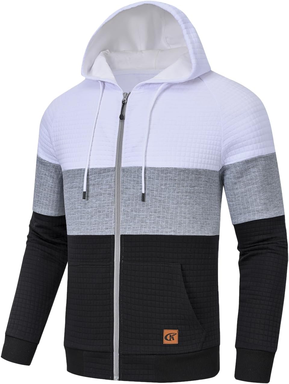 Men's Zip Up Hoodie Lightweight Hooded Sweatshirt Jackets With Kanga Pocket Medi...