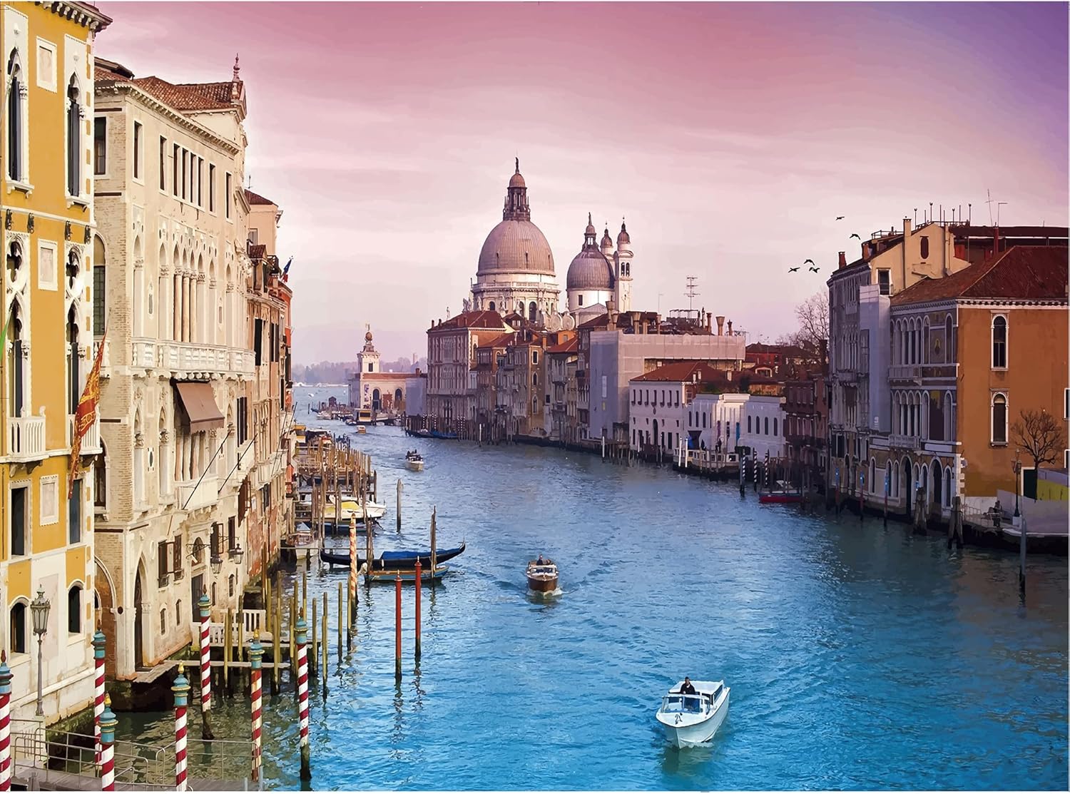 Jigsaw Puzzles 1000 Pieces, for Adults Families (Water City Venice) Pieces Fit T...