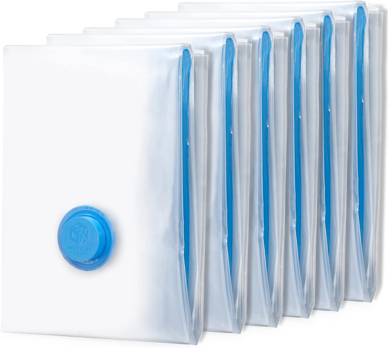 BoxLegend Vacuum Storage Bags 6 Pieces 70 x 50cm Vacuum Bag Clothes Vacuum Stora...