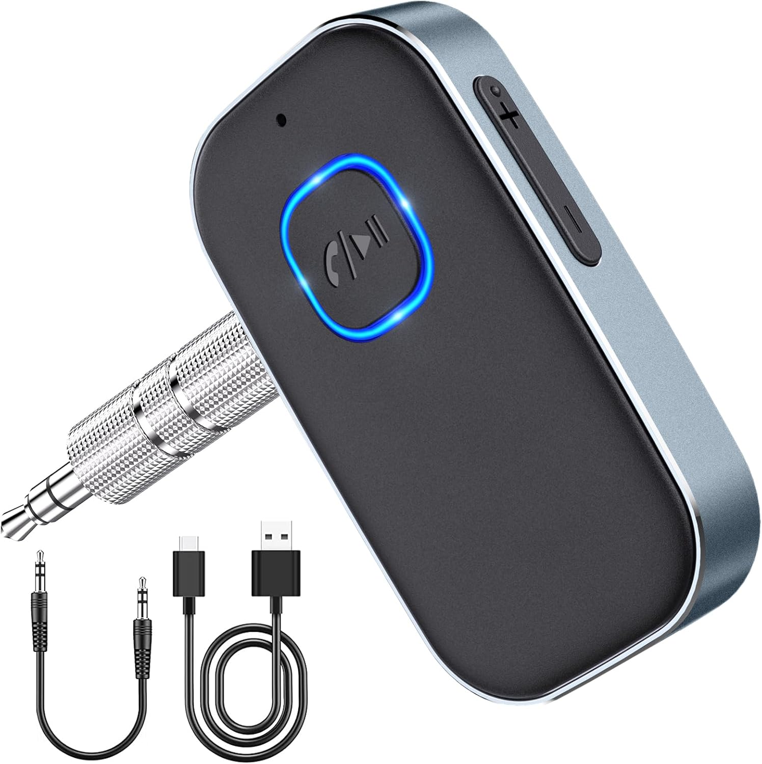 Babacom Bluetooth Receiver, Car Bluetooth Aux Adapter, Noise Cancelling 3.5mm Au...