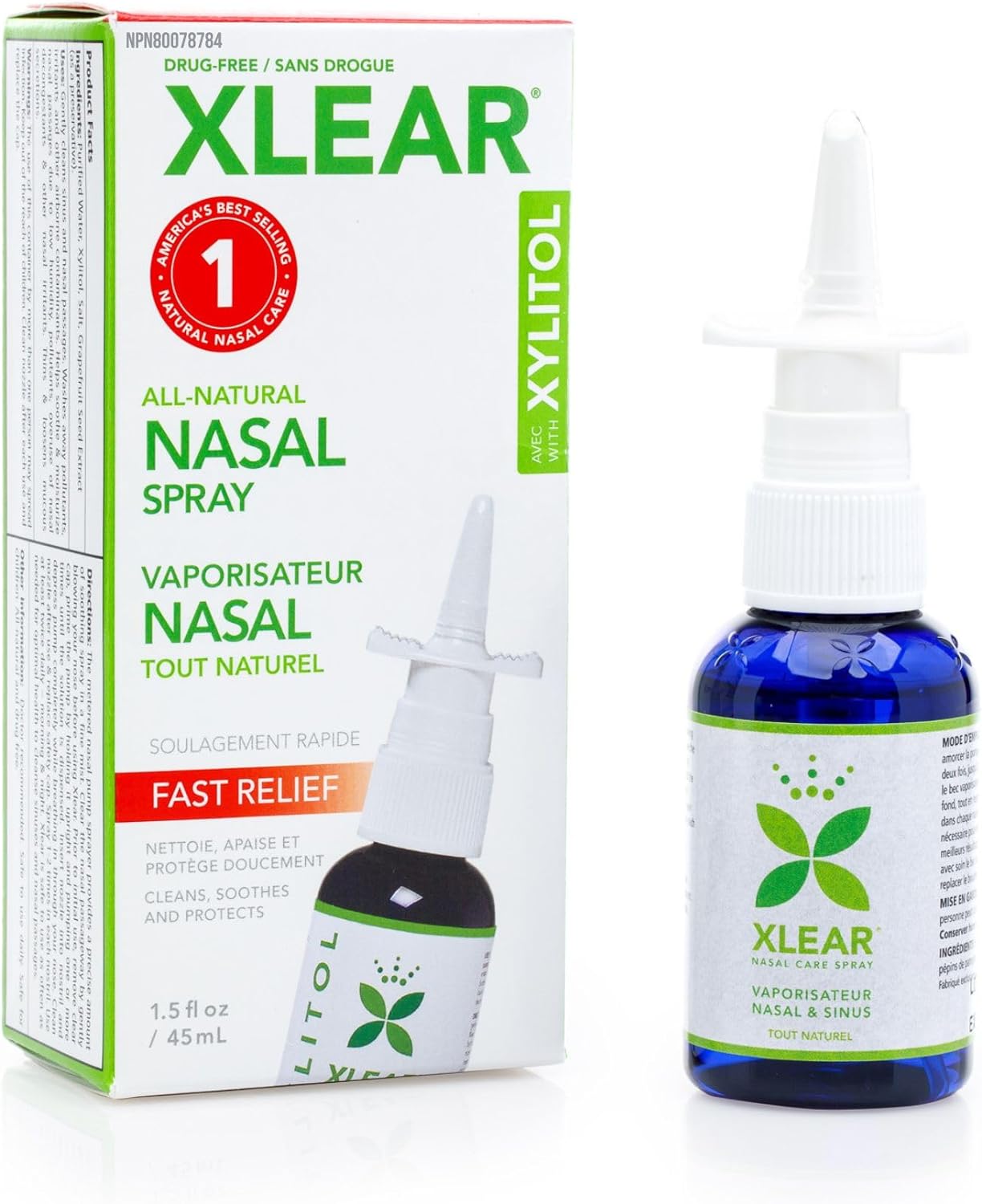 Xlear Nasal Spray with Xylitol, 1.5 fl oz (Pack of 3)