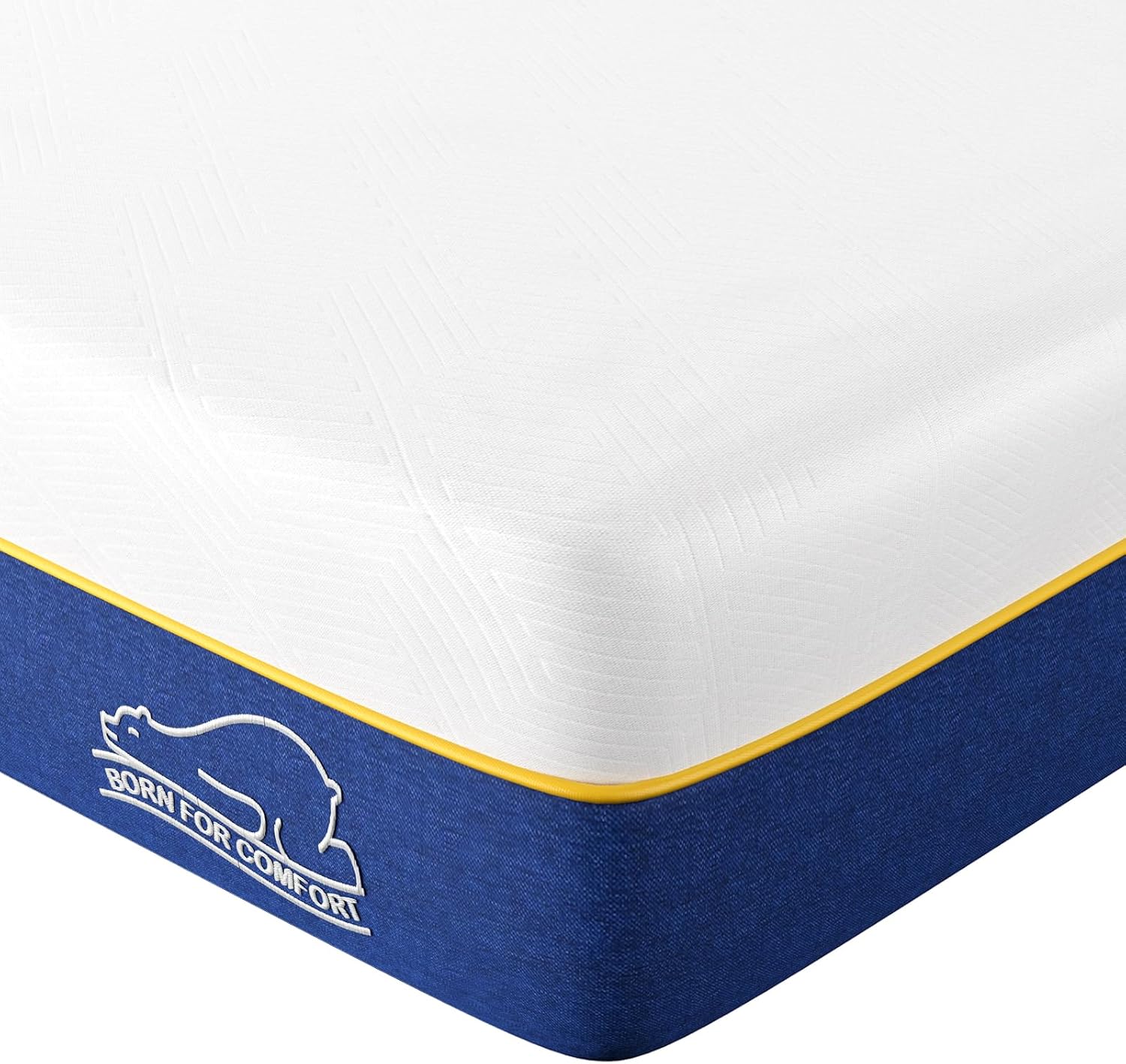 wowttrelax double mattresses, 8 Inch memory foam mattress double with soft fabri...