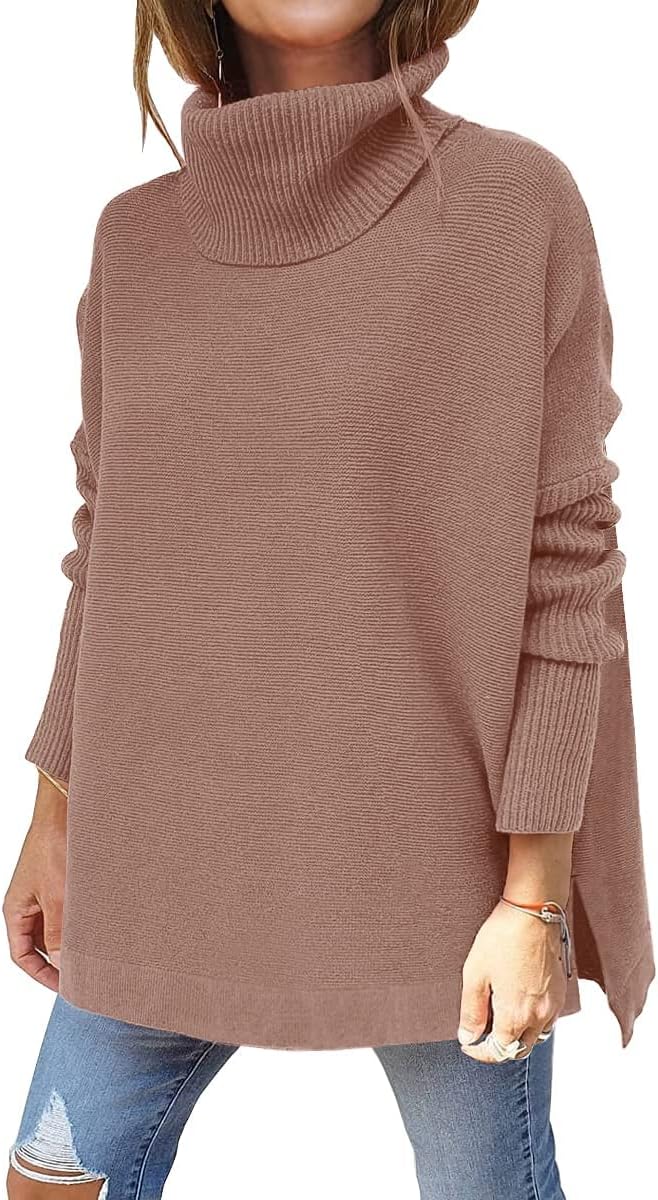 EFAN Women's Turtleneck Oversized Chunky Sweaters Fall Outfits Clothes Trendy Fa...