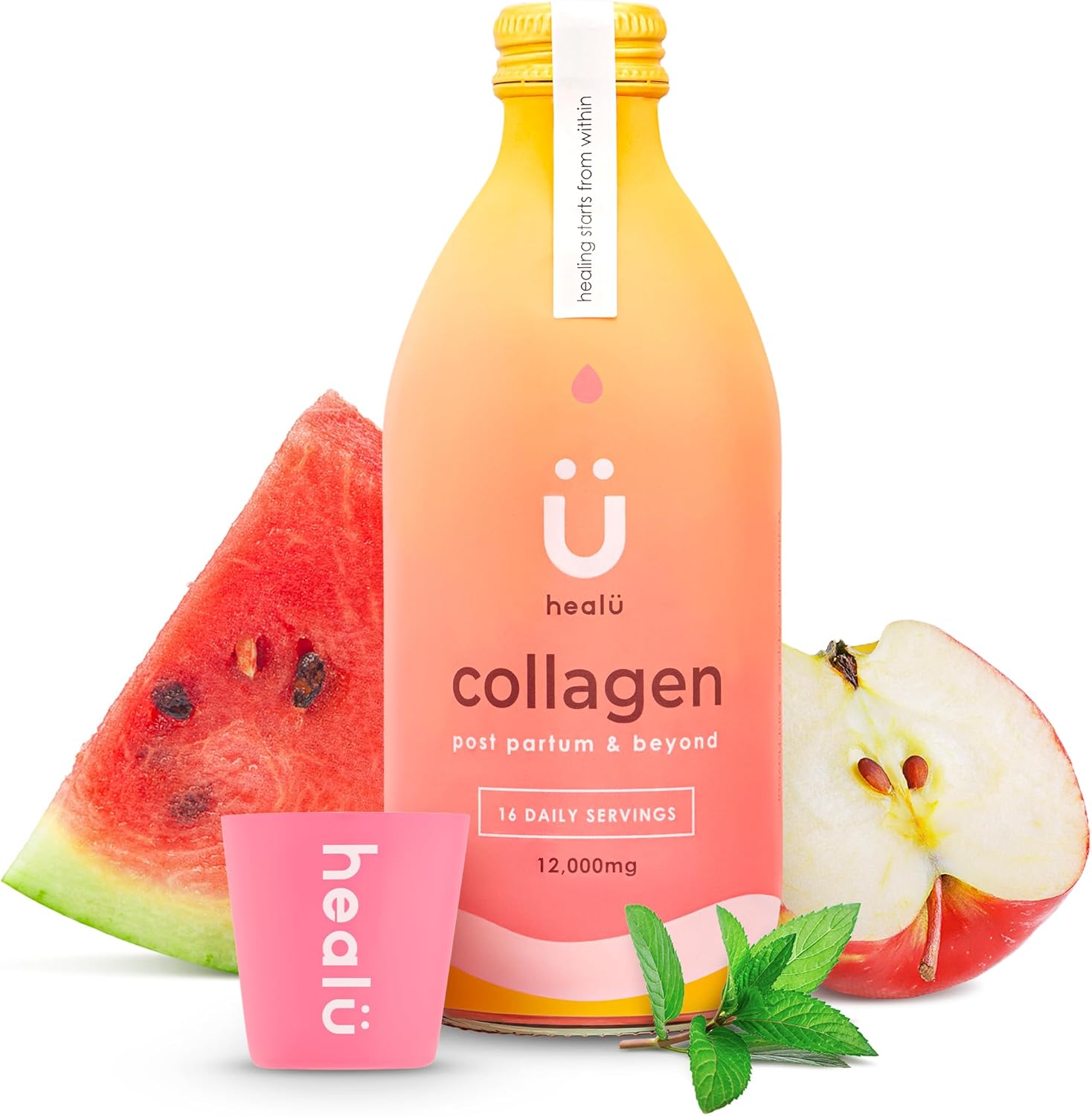 Collagen Supplement Super 12000mg Dose with Vitamin C & Zinc, Bovine Liquid Pept...
