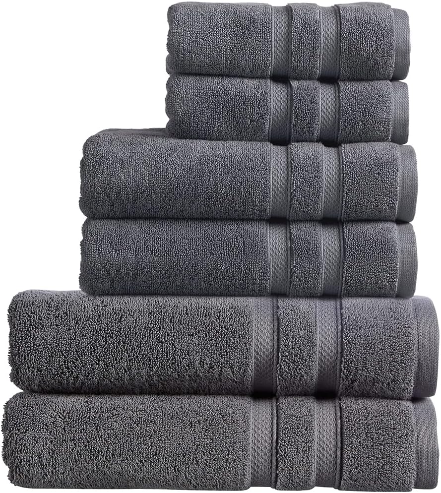 Christy Chroma Family Towel Set | Set of 6 | 2 Hand 2 Bath 2 Bath Sheets | Highl...