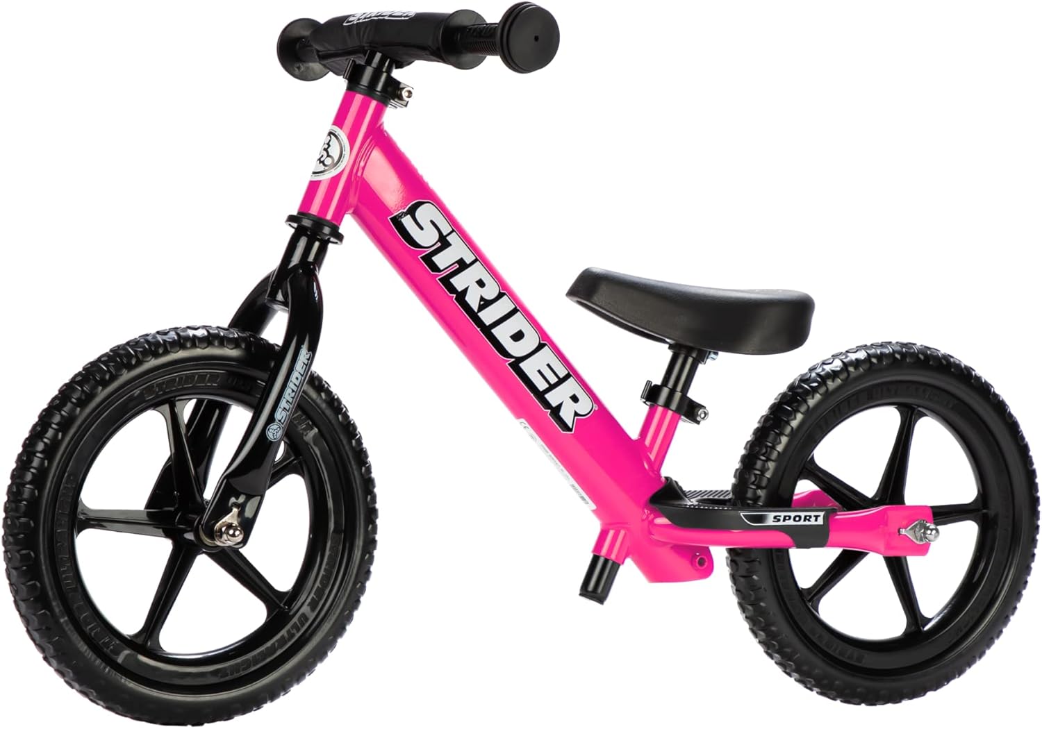 Strider 12” Sport Bike - No Pedal Balance Bicycle for Kids 1 to 4 Years - Includ...