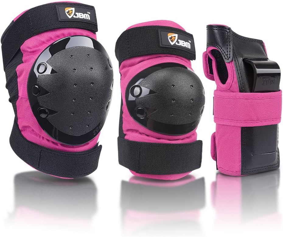JBM Adult & Kids Knee Pads Elbow Pads and Wrist Gu...