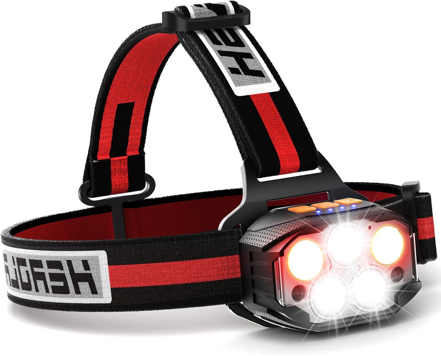 COPIC Headlamp 1100 Lumen USB Rechargeable Sensor LED Head Torch 7 Modes Head La...