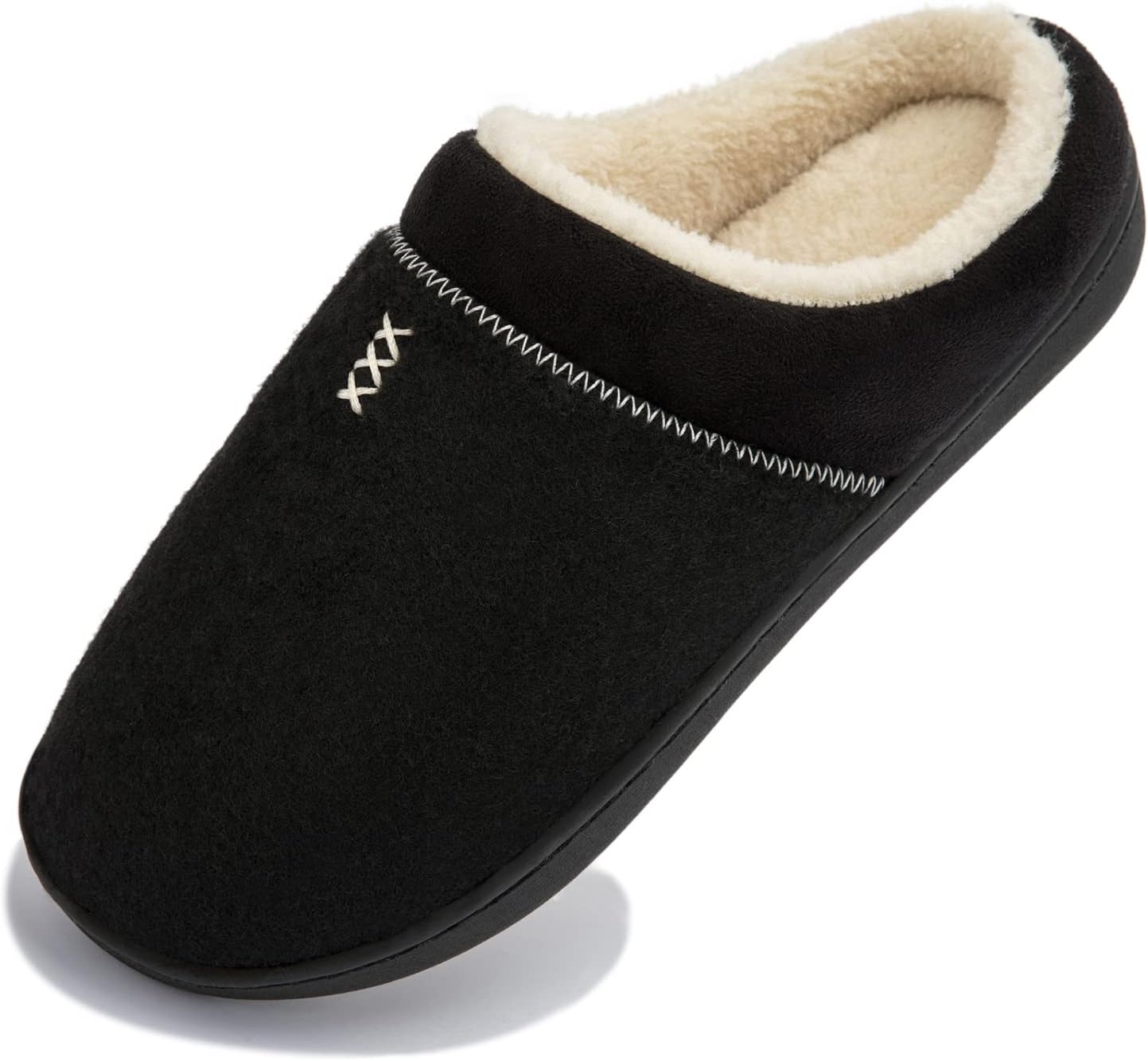 NewDenBer Women's Cozy Memory Foam Slippers Soft Fleece Lined Slip on Indoor Out...