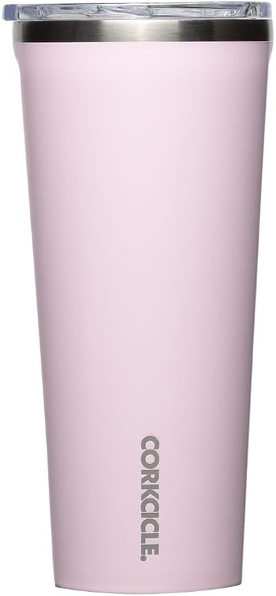 Corkcicle Classic Triple Insulated Coffee Mug with Lid, Powder Puff, 24 oz – Sta...