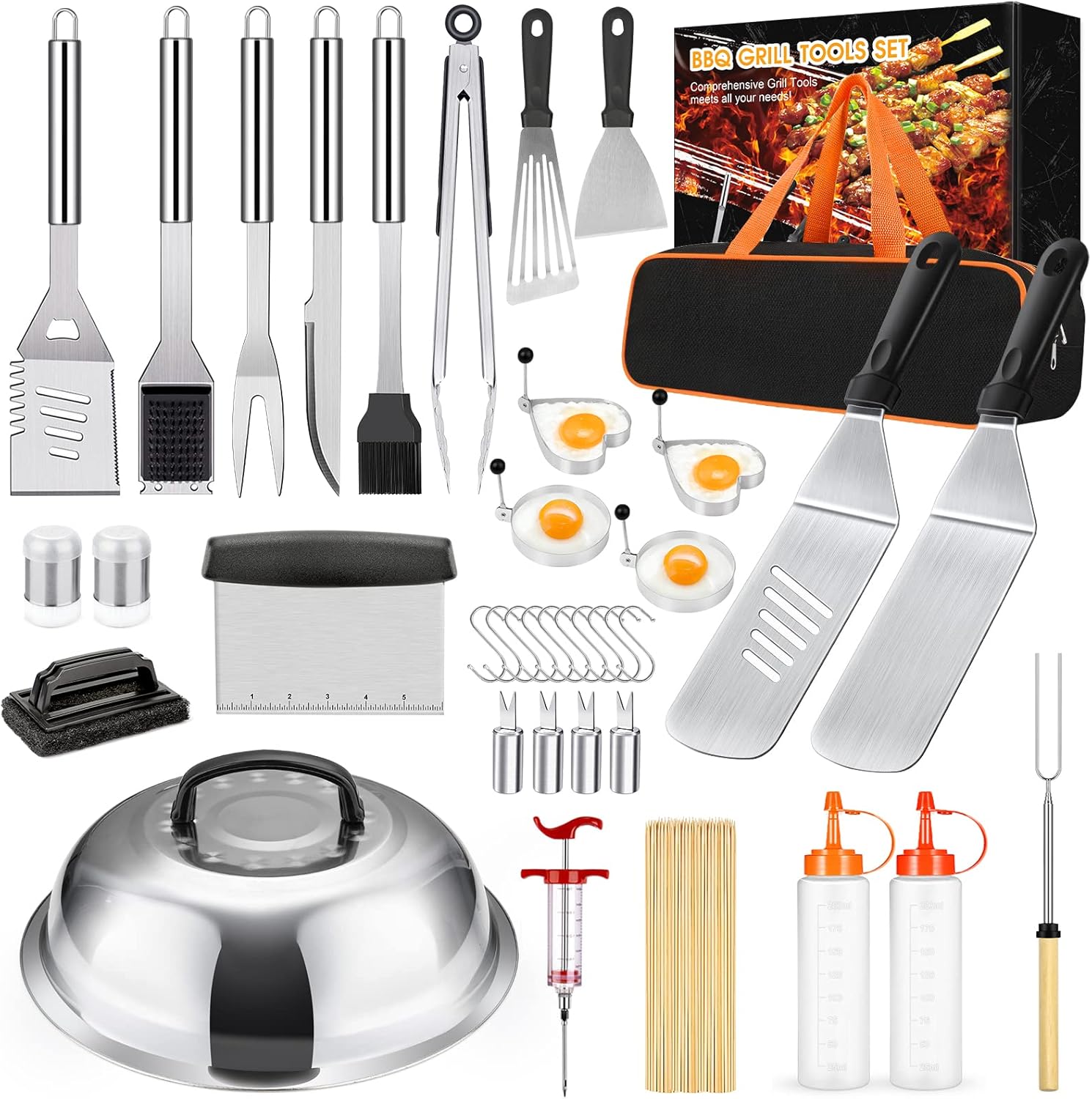 136 PCS Griddle Accessories Kit for Blackstone Camp Chef BBQ,Flat Top Grill Acce...