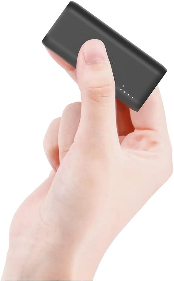 Auskang Power Bank USB C 5000mAh Super Mini External Battery only 98g Lightweigh...