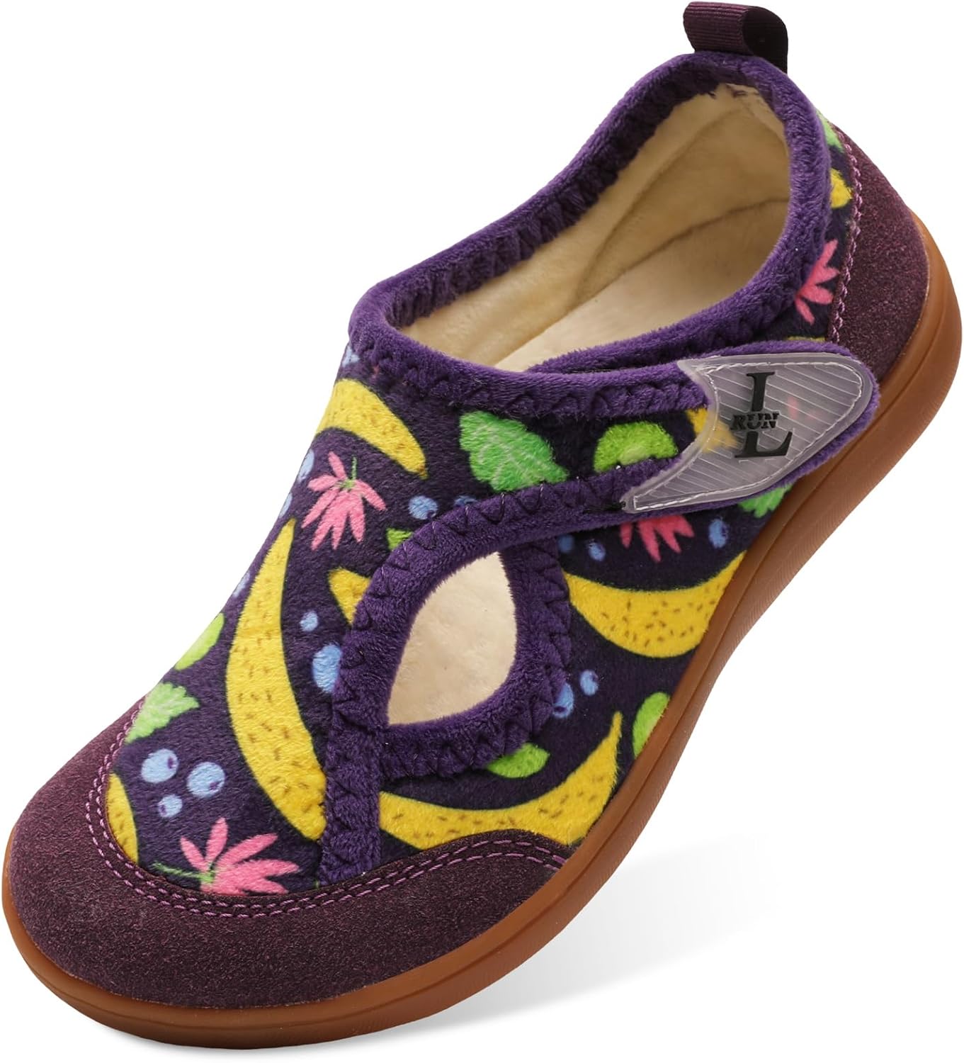 L-RUN Womens Slippers Wide Toe Box Barefoot Diabetic Shoes Ladies House Slippers...