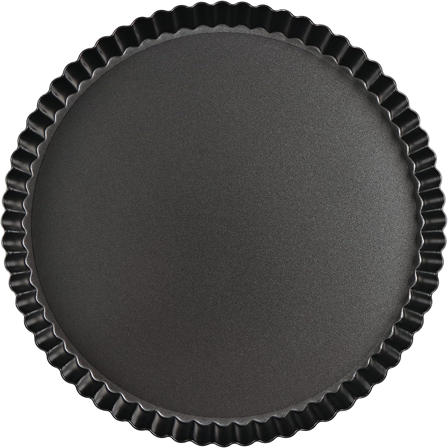Quiche Pan,24cm/9.5in Flan Tins with Loose Base,Flan Case Tin Removable Loose Bo...
