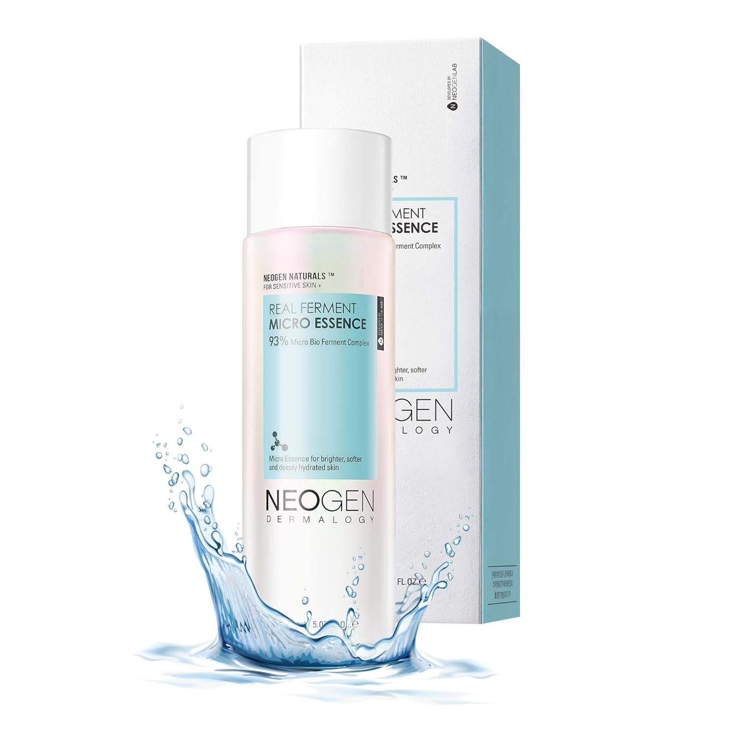 NEOGEN DERMALOGY Real Ferment Micro Essence 5.07 Fl Oz (150ml) - 93% Naturally F...