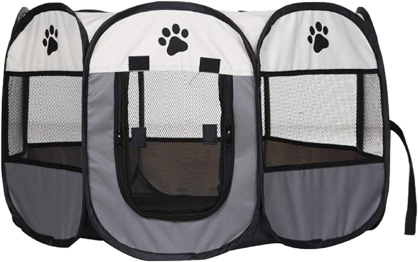 Youyijia Portable Pet Playpen Puppy Playpen Pet Dog Cat Playpen Cage Crate 91 x...
