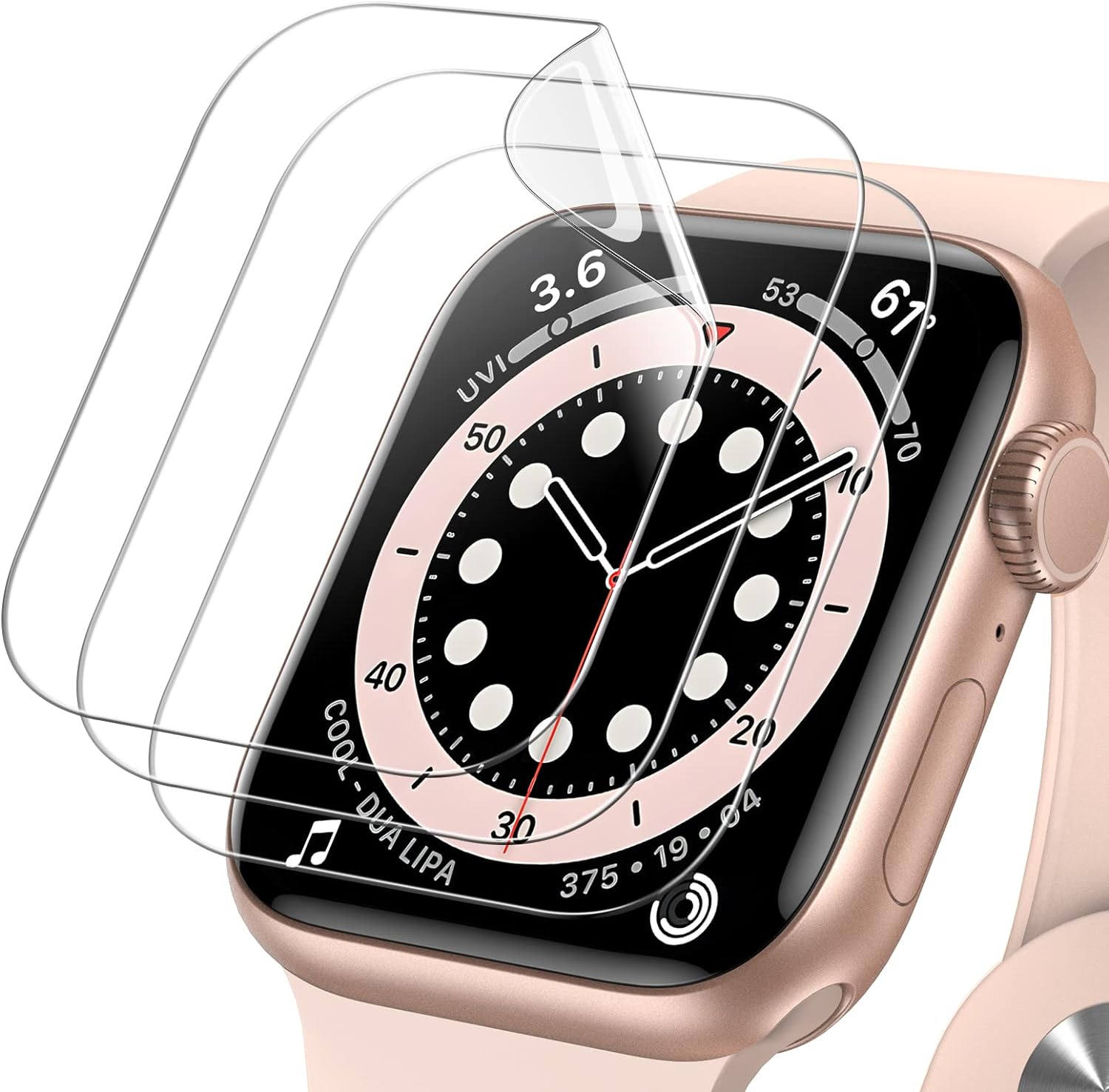 JETech Screen Protector for Apple Watch SE (2022/2020) /Series 6 5 4 40mm, TPU H...