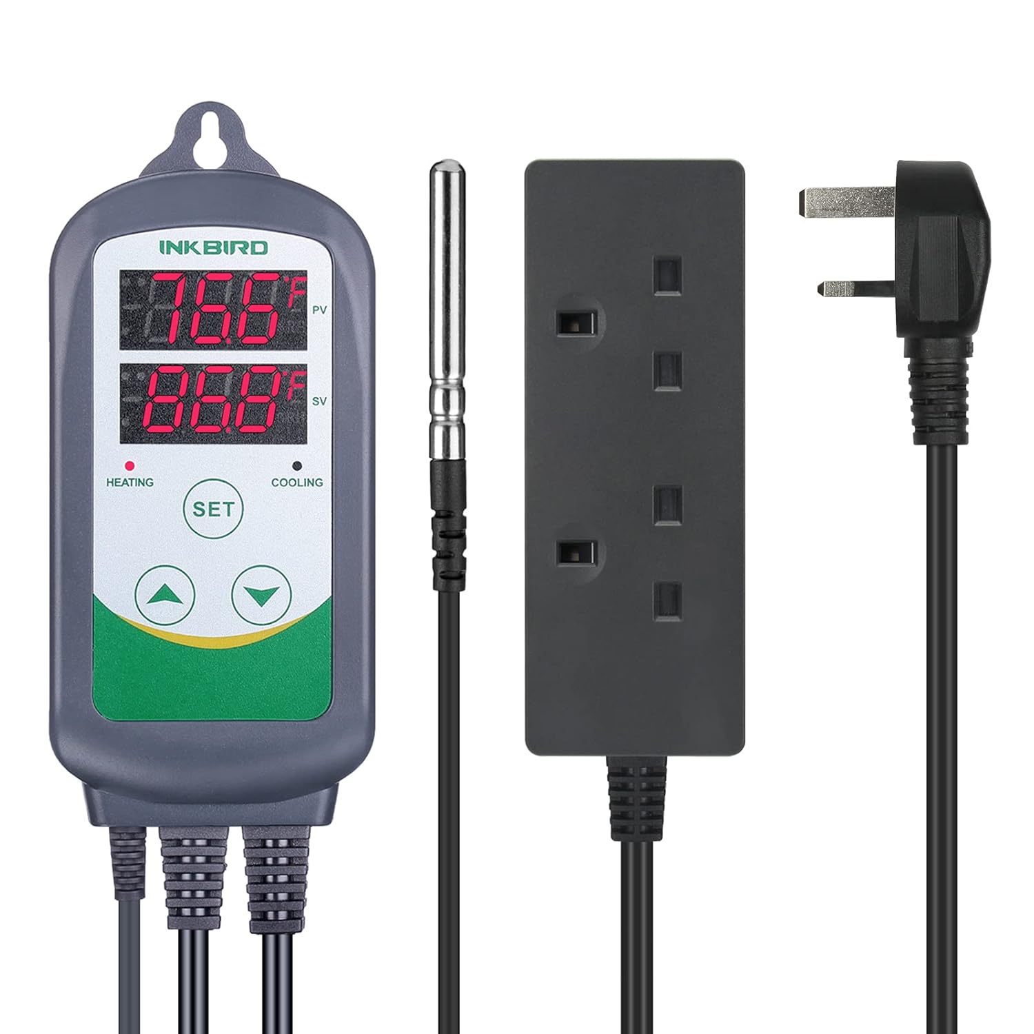 Inkbird ITC-308 Temperature Controller Digital Thermostat for Home Brew Greenhou...