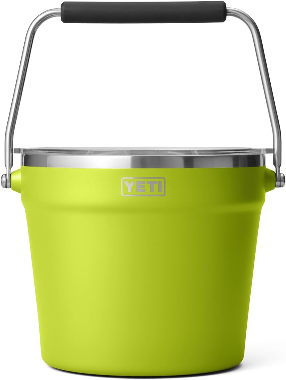 YETI Beverage/Ice Bucket, Holds 6 Longnecks or 3 Bottles of Wine Chartreuse