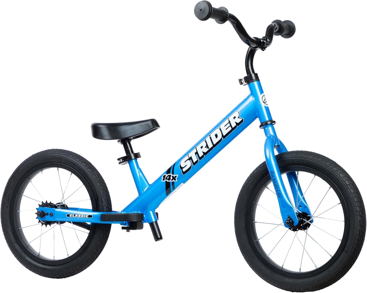 Strider 14x - Balance Bike for Kids 3 to 6 Years - Includes Kid-Size Grips, Padd...