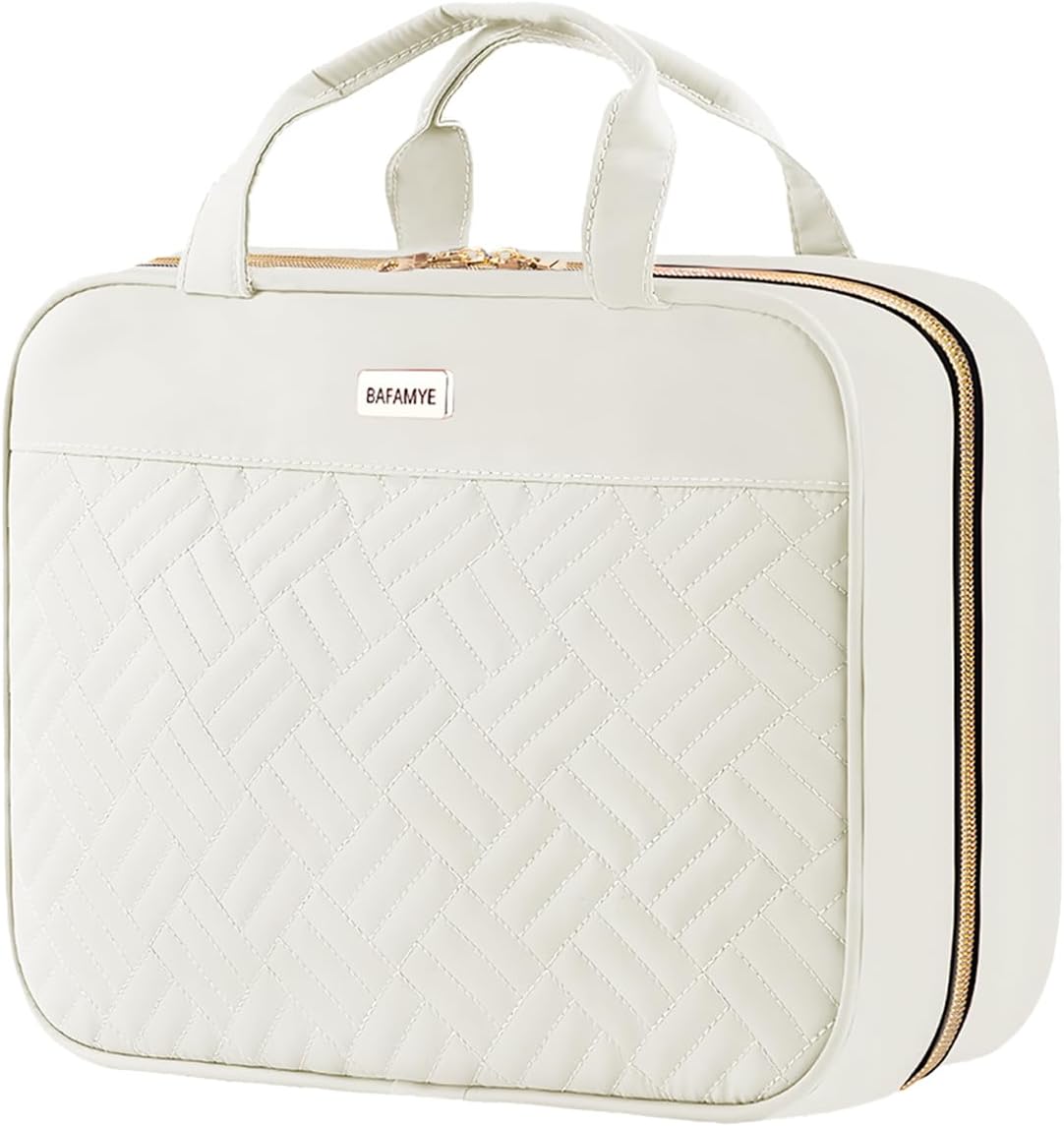 8L Travel Toiletry Bag for women - 2.1 GAL Water-resistant Makeup Cosmetic Bag O...