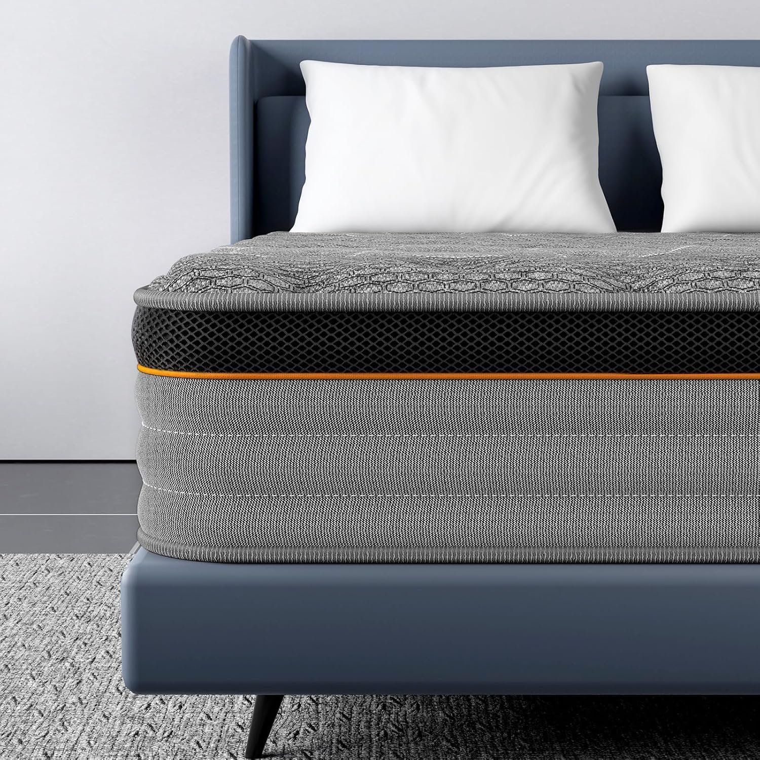 Good Nite Double Mattresses 10Inch Deep 9-Zone Foam Pocket Sprung Double Mattres...
