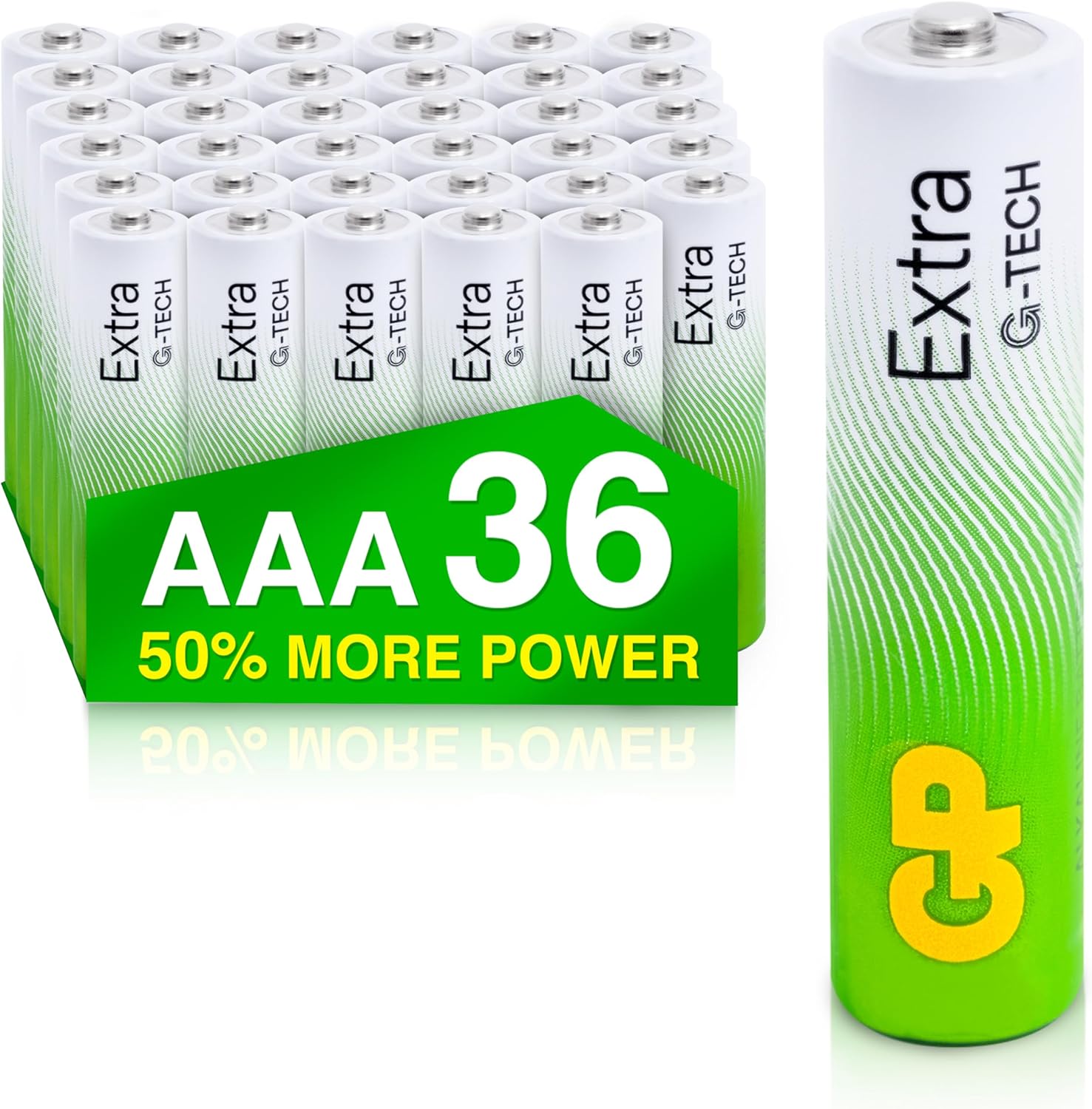Extra Alkaline Triple A Batteries, Long Lasting Power for High-Performance Devic...