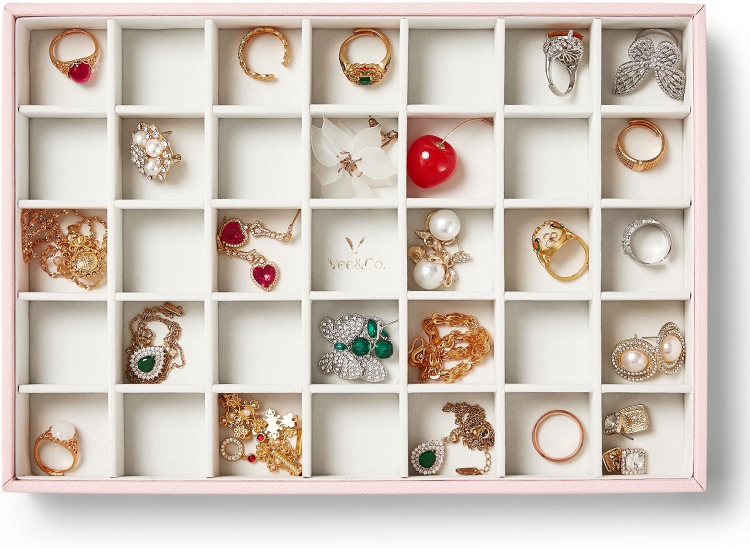 VEE&CO. jewelry organizer stackable jewelry tray,Drawer Display jewelry box,for...