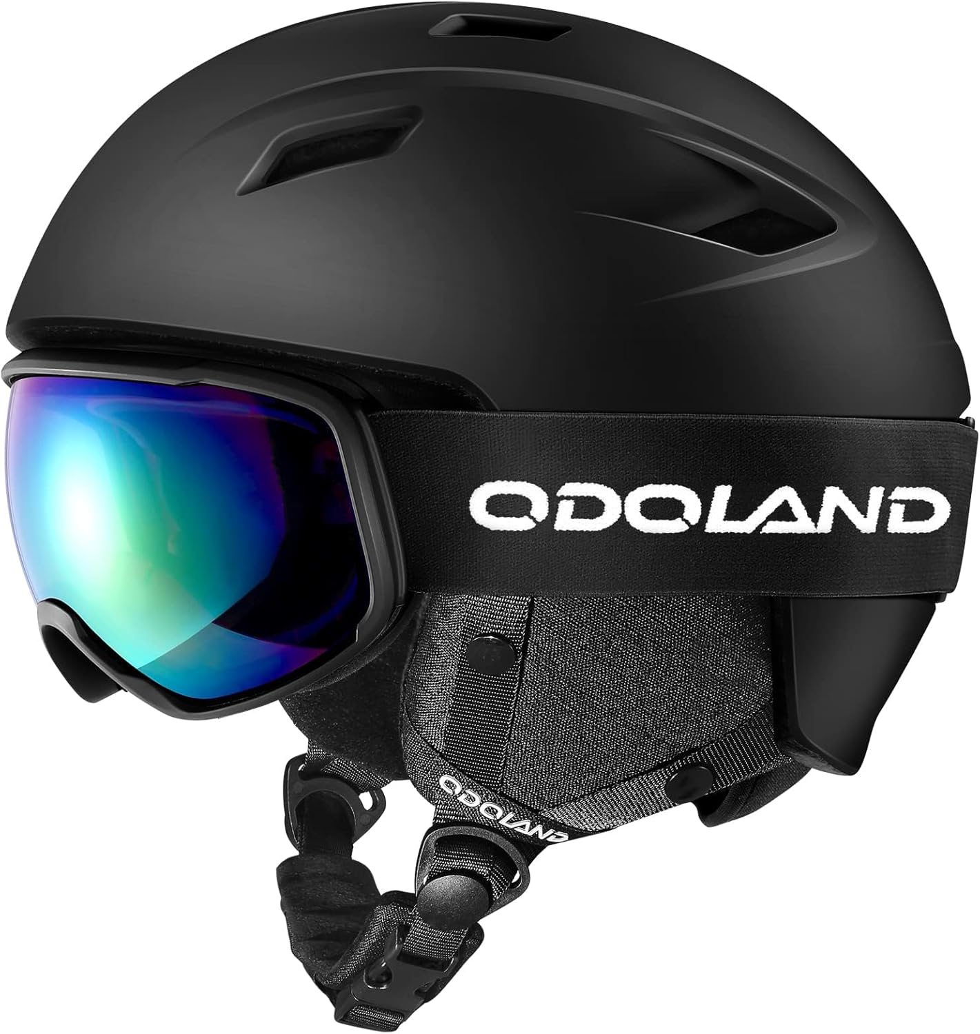 Odoland Ski Helmet and Goggles Set, Snowboard Helmet Glasses for Men, Women & Yo...