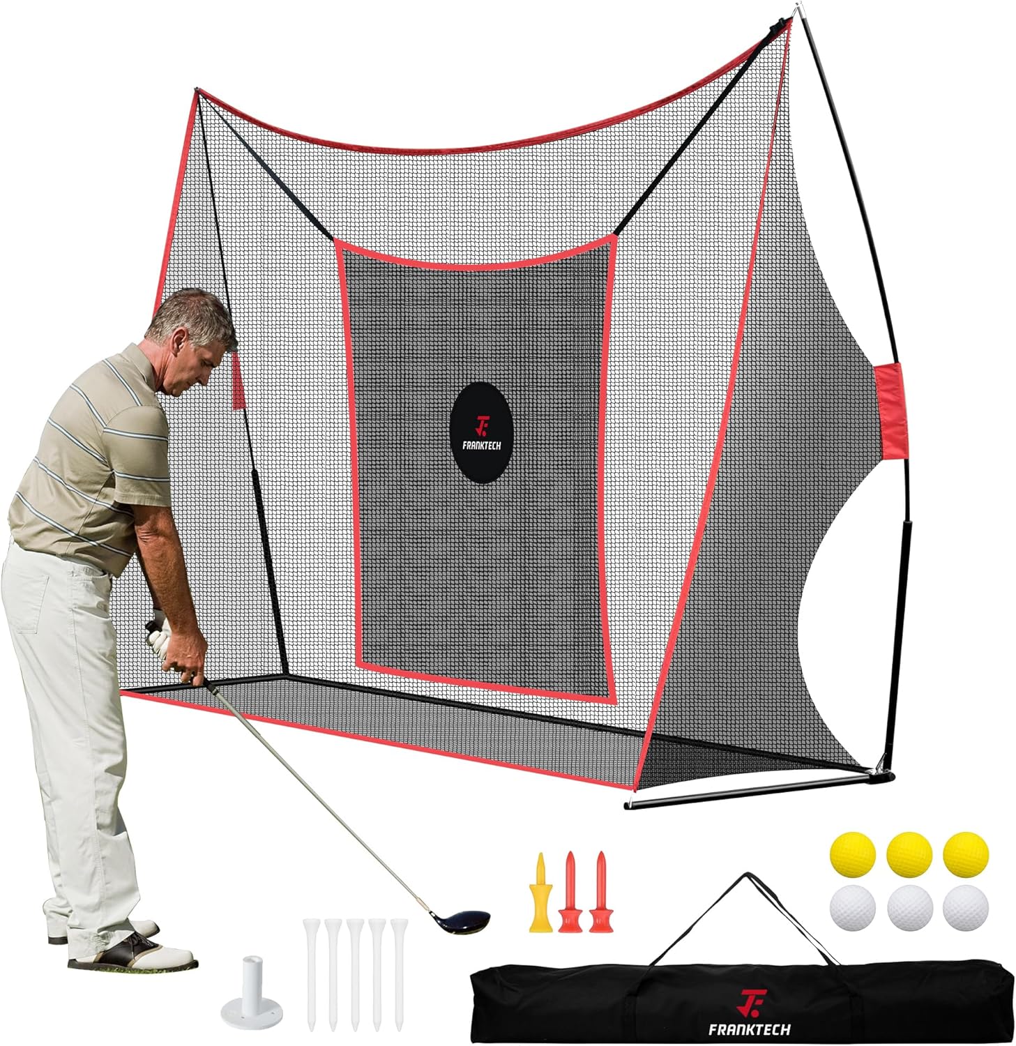 Golf Hitting Net Heavy Duty Golf Practice Net for Backyard Driving Golf Net with...