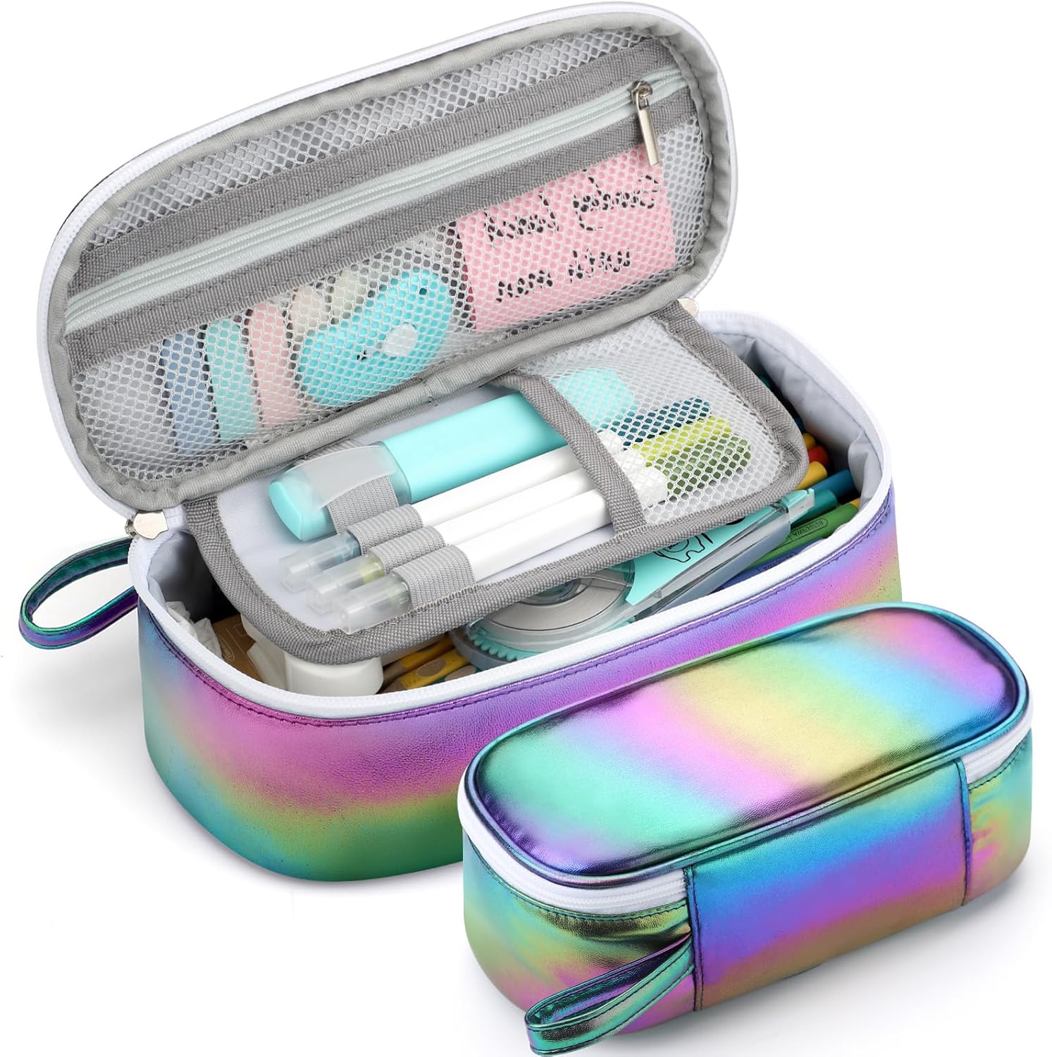 Jcocylse Large Capacity Pencil Case Portable Pencil Pouch Bag School Supplies fo...