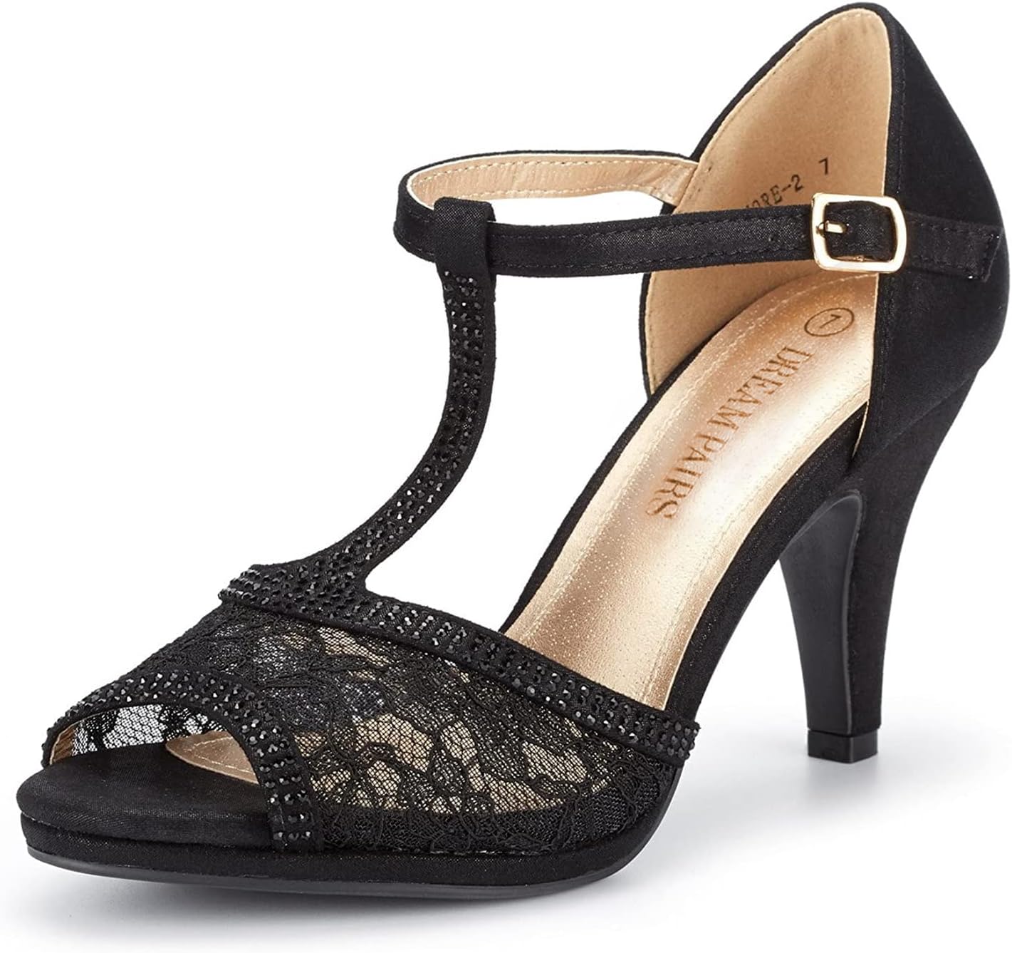 DREAM PAIRS Women's Amore Fashion Stilettos Open T...